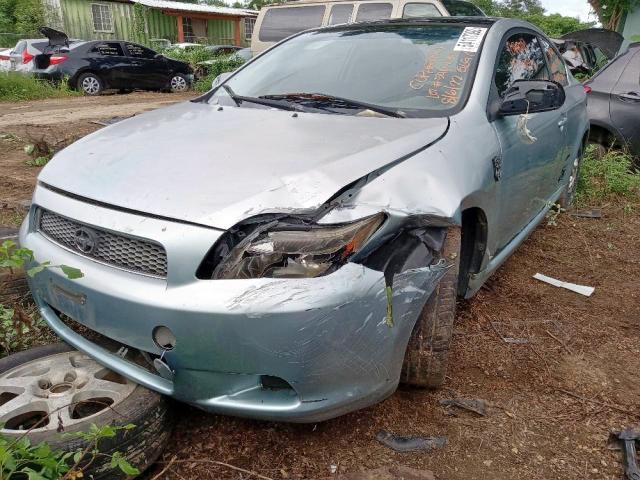 JTKDE177660085021 - 2006 TOYOTA SCION TC BLUE photo 2