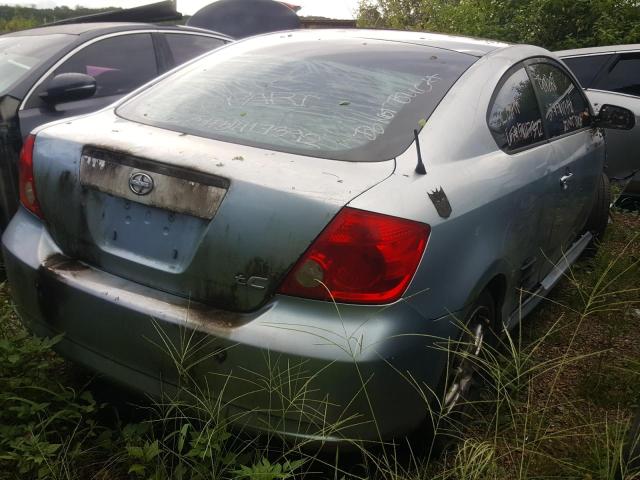 JTKDE177660085021 - 2006 TOYOTA SCION TC BLUE photo 4