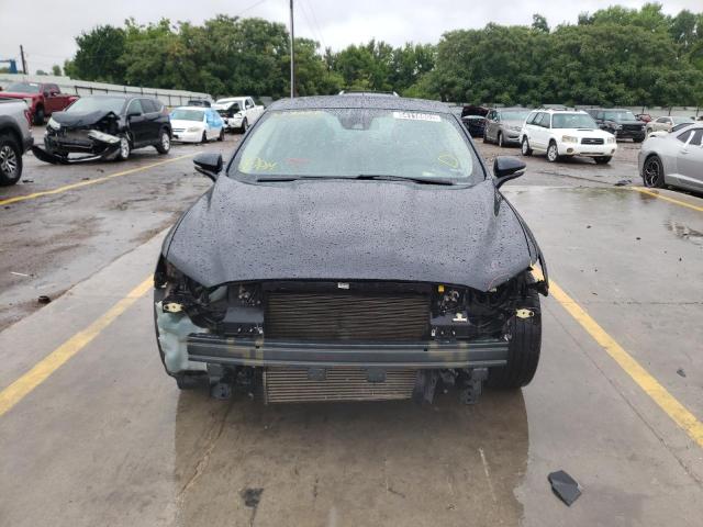 3FA6P0K91ER377077 - 2014 FORD FUSION TIT BLACK photo 9