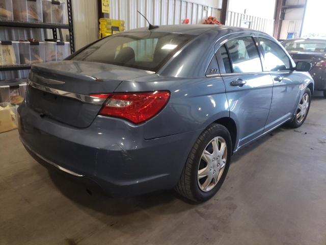 1C3BC4FB4BN586258 - 2011 CHRYSLER 200 LX BLUE photo 4