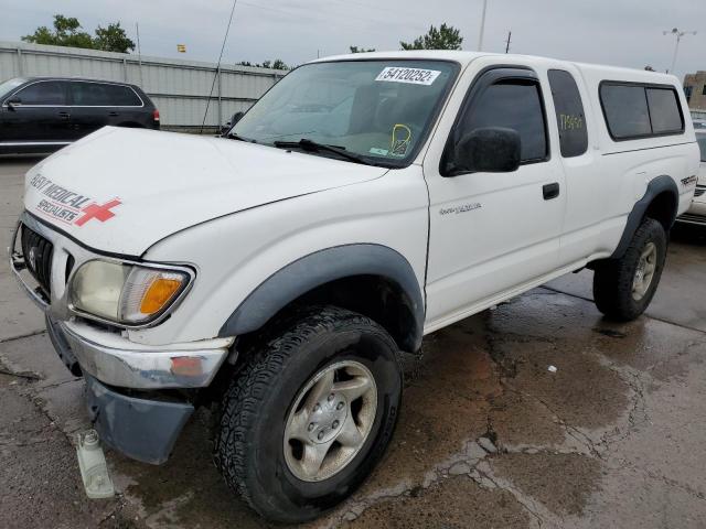 5TEWN72N22Z095743 - 2002 TOYOTA TACOMA XTR WHITE photo 2