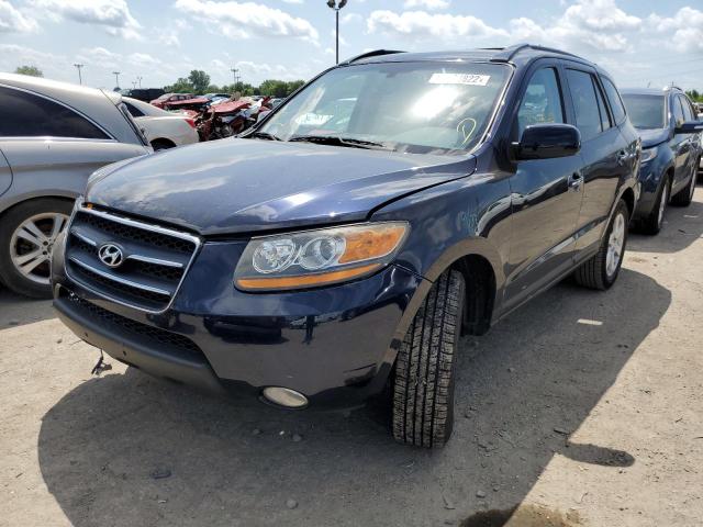 5NMSH13E89H242787 - 2009 HYUNDAI SANTA FE S BLUE photo 2