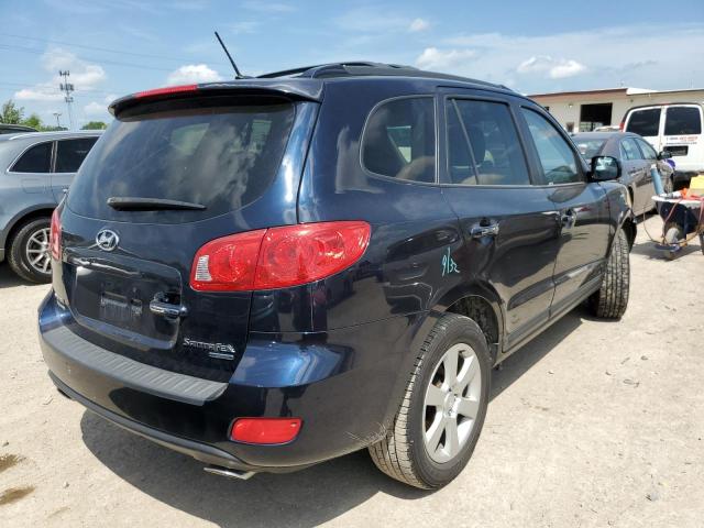 5NMSH13E89H242787 - 2009 HYUNDAI SANTA FE S BLUE photo 4