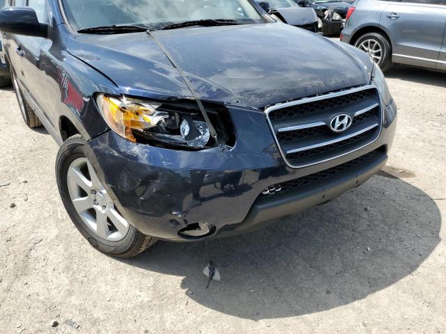 5NMSH13E89H242787 - 2009 HYUNDAI SANTA FE S BLUE photo 9