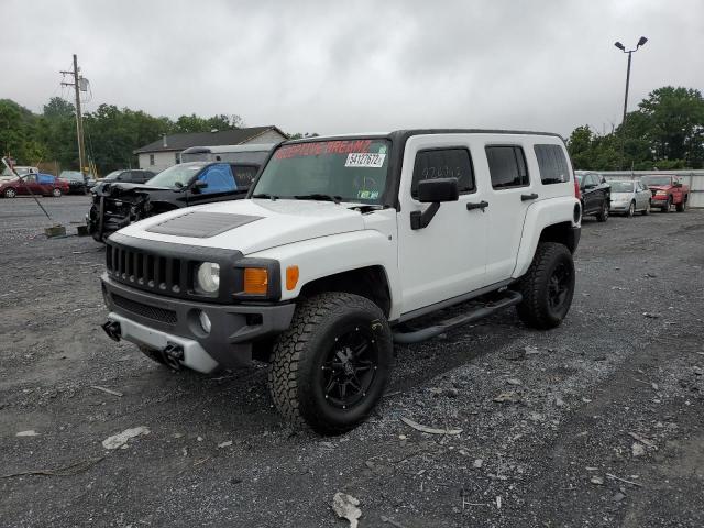 5GTEN13EX88166052 - 2008 HUMMER H3 WHITE photo 2