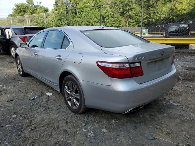 JTHDU46F785000261 - 2008 LEXUS LS 600HL SILVER photo 3