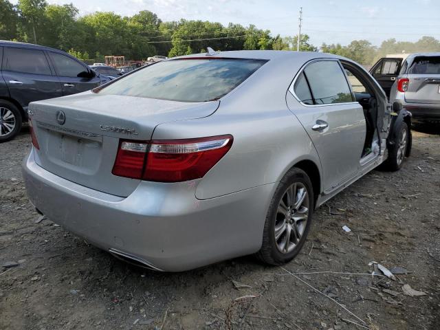 JTHDU46F785000261 - 2008 LEXUS LS 600HL SILVER photo 4