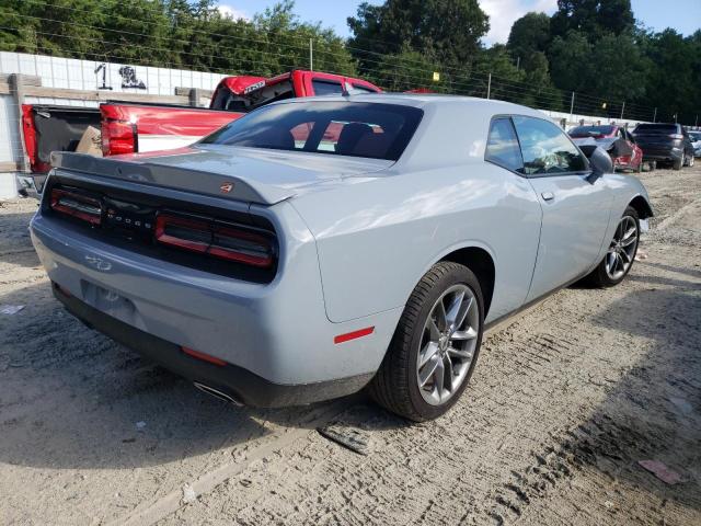 2C3CDZGG2MH658238 - 2021 DODGE CHALLENGER GRAY photo 4