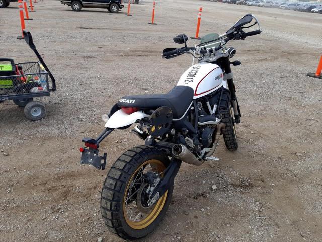 ML0KAFBM9JT000720 - 2018 DUCATI SCRAMBLER WHITE photo 4