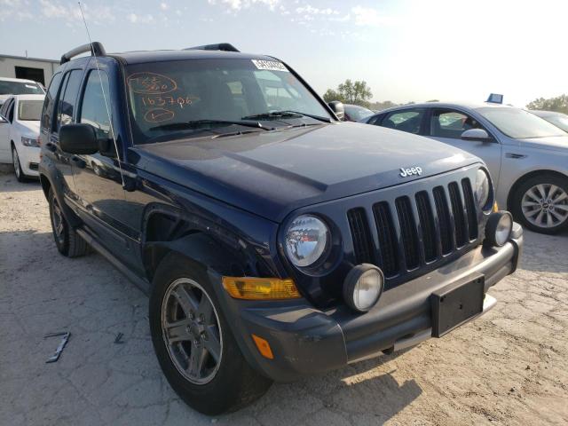 1J4GL38K16W163706 - 2006 JEEP LIBERTY RE BLUE photo 1