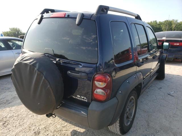 1J4GL38K16W163706 - 2006 JEEP LIBERTY RE BLUE photo 4