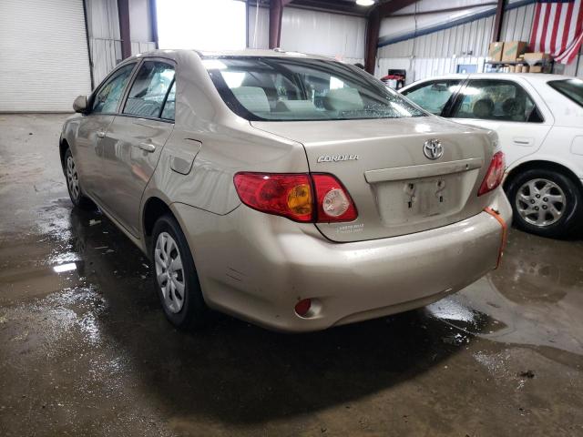 2T1BU4EE4AC385790 - 2010 TOYOTA COROLLA BASE  photo 3