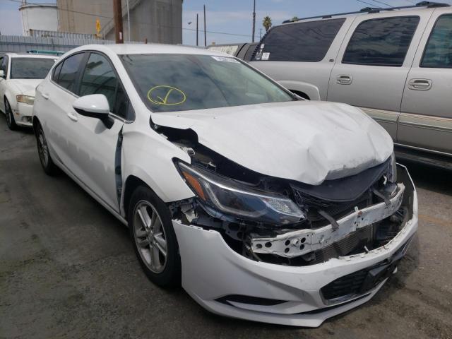 3G1BE6SMXHS548582 - 2017 CHEVROLET CRUZE LT WHITE photo 1