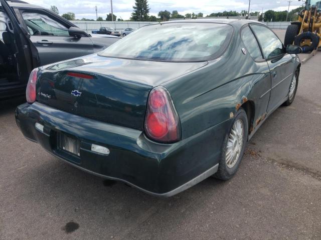2G1WW12E829133291 - 2002 CHEVROLET MONTE CARL მწვანე ფოტო 4