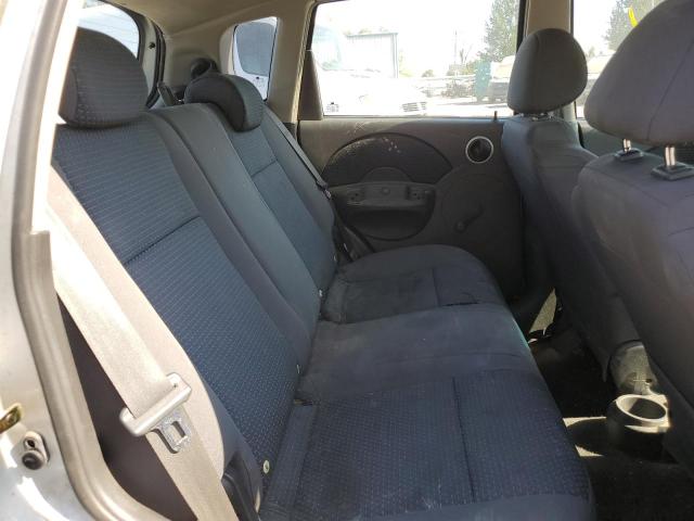 KL1TD66687B704324 - 2007 CHEVROLET AVEO BASE GRAY photo 6