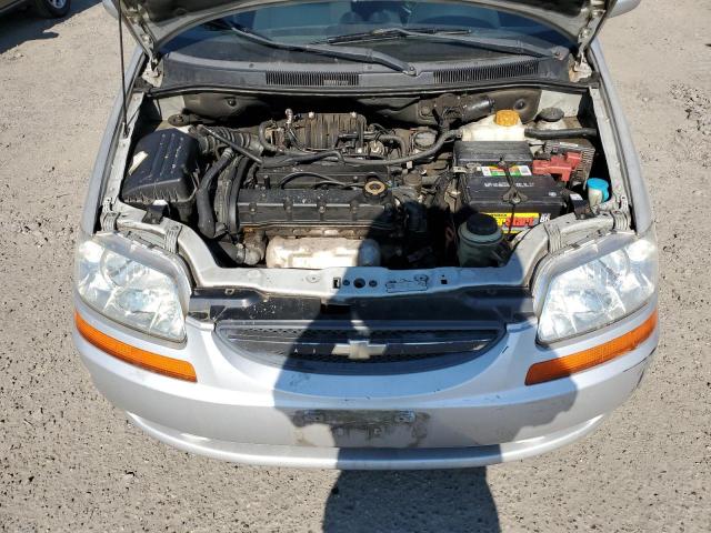 KL1TD66687B704324 - 2007 CHEVROLET AVEO BASE GRAY photo 7