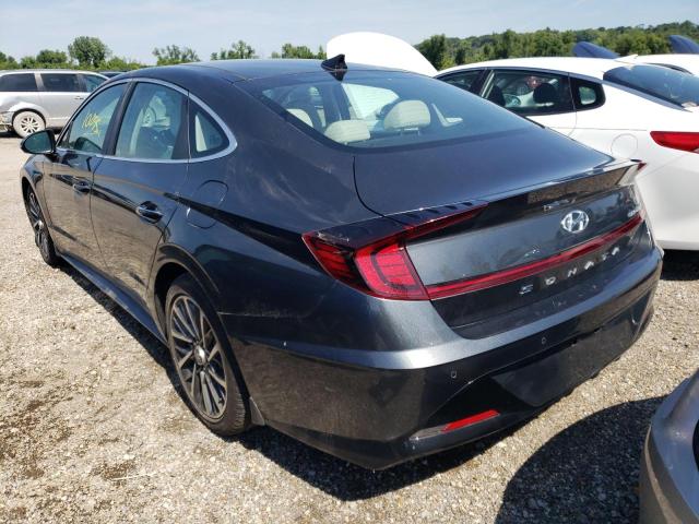 KMHL34J20MA153453 - 2021 HYUNDAI SONATA LIM GRAY photo 3