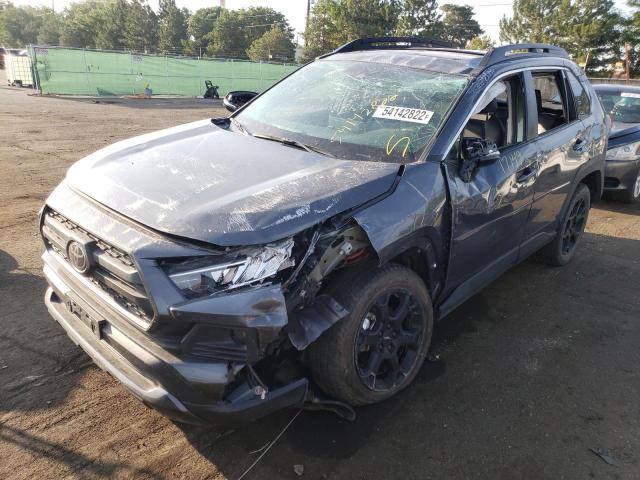 2T3S1RFV3MW191671 - 2021 TOYOTA RAV4 TRD O GRAY photo 2