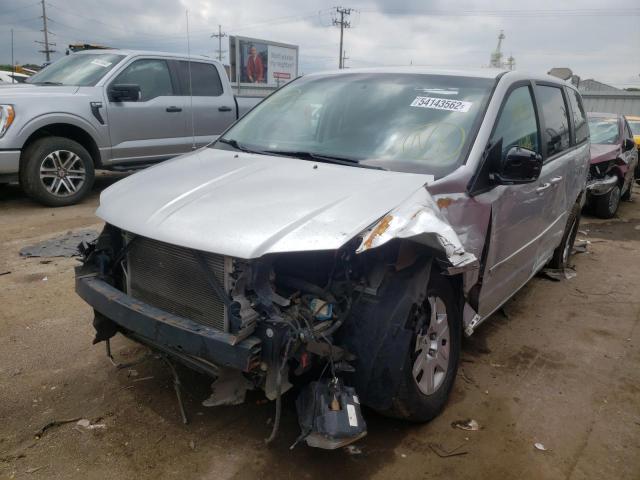 2C4RDGBG6CR378106 - 2012 DODGE GRAND CARA SILVER photo 2