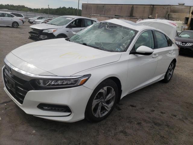 1HGCV1F50JA023900 - 2018 HONDA ACCORD EXL WHITE photo 2