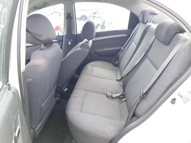 KL1TD56658B259455 - 2008 CHEVROLET AVEO BASE WHITE photo 6