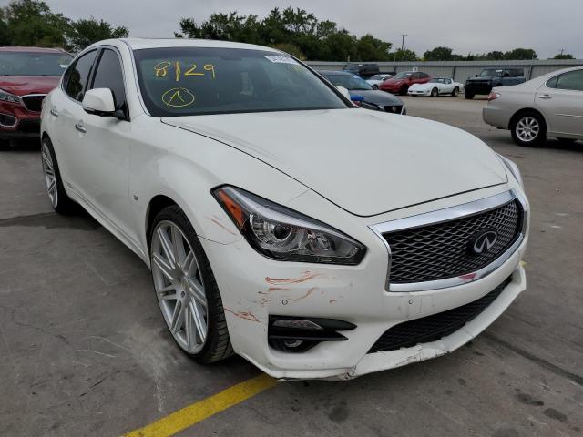 JN1BY1AP5FM542749 - 2015 INFINITI Q70 3.7 WHITE photo 1