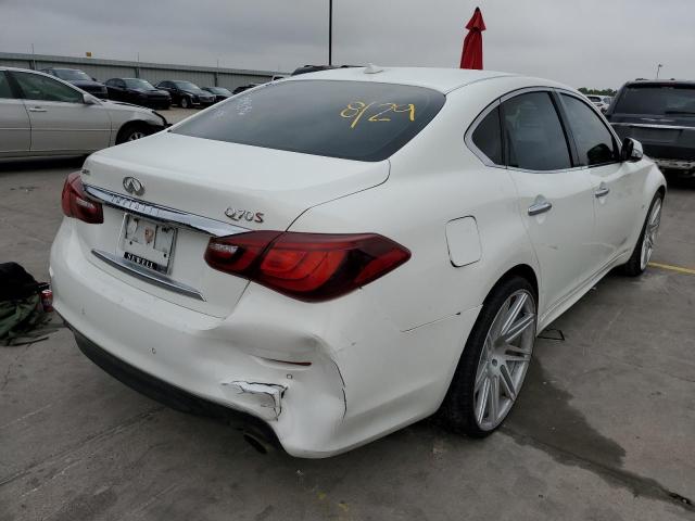 JN1BY1AP5FM542749 - 2015 INFINITI Q70 3.7 WHITE photo 4