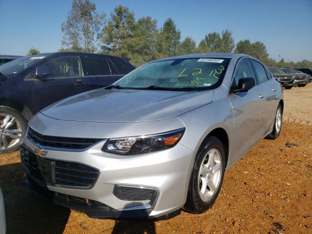 1G1ZB5ST0JF237665 - 2018 CHEVROLET MALIBU LS SILVER photo 2