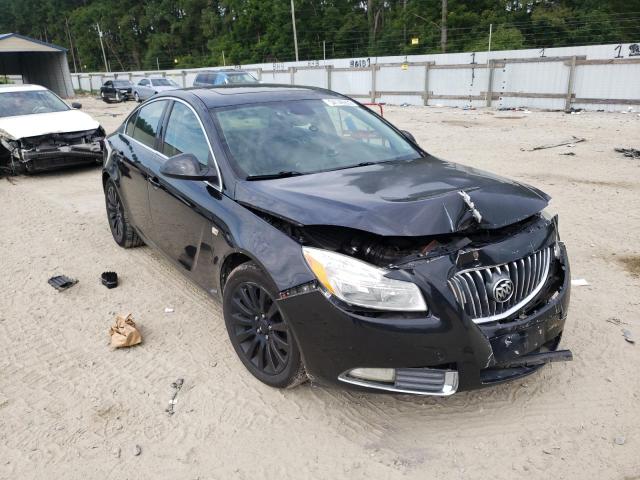 W04GP5ECXB1122012 - 2011 BUICK REGAL CXL BLACK photo 1