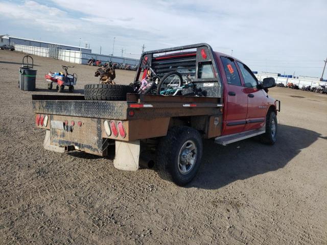 3D7KU28C04G113509 - 2004 DODGE RAM 2500 S RED photo 4