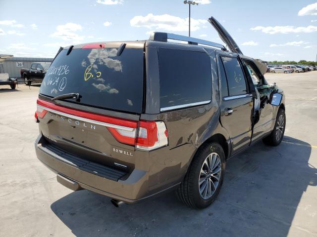 5LMJJ2HT8FEJ08902 - 2015 LINCOLN NAVIGATOR 棕色 照片 4