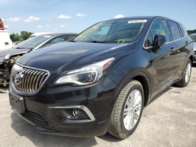 LRBFXASA8HD153889 - 2017 BUICK ENVISION P BLACK photo 2