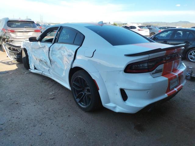 2C3CDXGJ7NH147285 - 2022 DODGE CHARGER SC WHITE photo 3