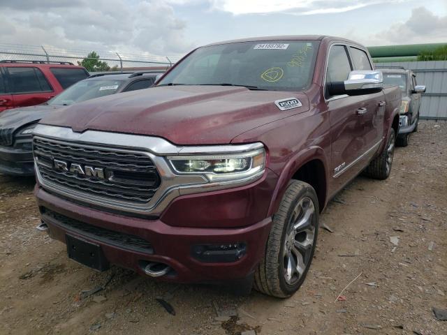 1C6SRFHT8KN908306 - 2019 RAM 1500 LIMIT RED photo 2