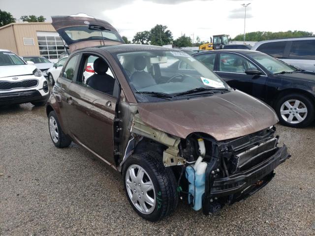 3C3CFFAR8CT384164 - 2012 FIAT 500 POP BROWN photo 1