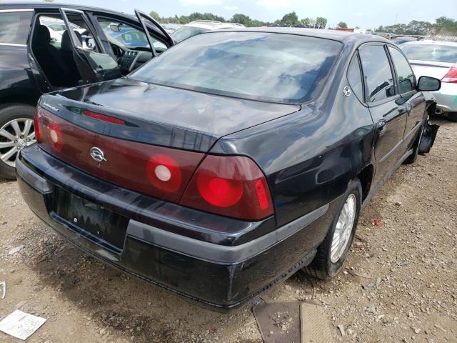 2G1WF55K0Y9159949 - 2000 CHEVROLET IMPALA BLACK photo 4