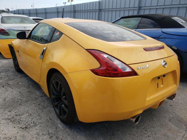 JN1AZ4EH2HM951419 - 2017 NISSAN 370Z BASE YELLOW photo 3