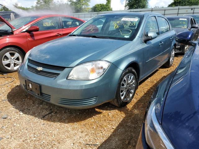 1G1AD5F5XA7151731 - 2010 CHEVROLET COBALT 1LT TEAL photo 2