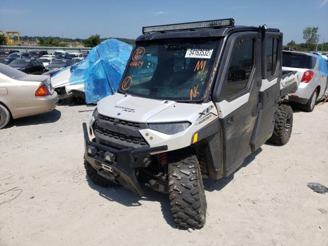 4XARSY997M8446629 - 2021 POLARIS RANGER CRE WHITE photo 2