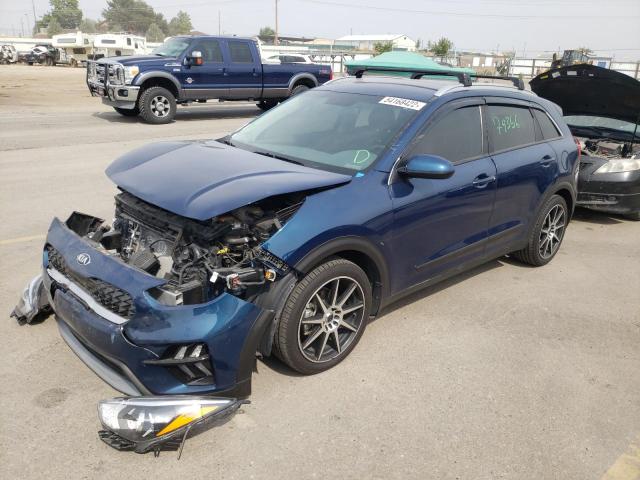 KNDCB3LC7L5448435 - 2020 KIA NIRO LX BLUE photo 2