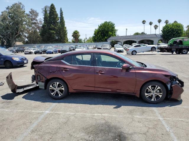 3N1AB8CV7NY205481 - 2022 NISSAN SENTRA SV BURGUNDY photo 9