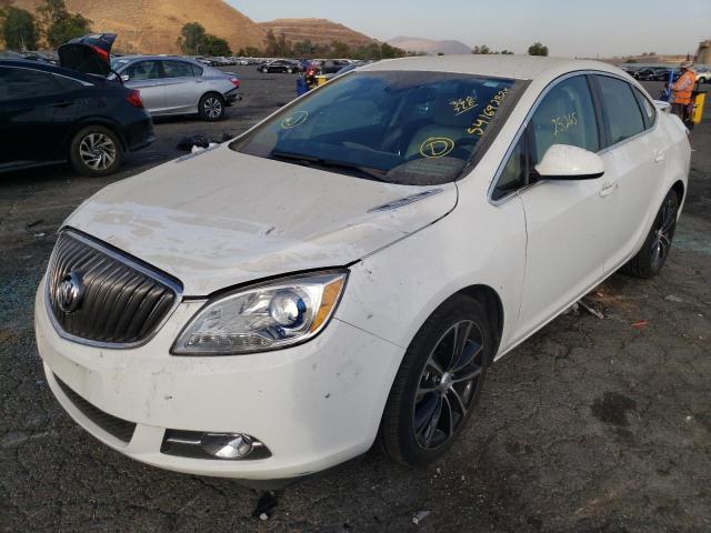 1G4PW5SK6G4153828 - 2016 BUICK VERANO SPO WHITE photo 2