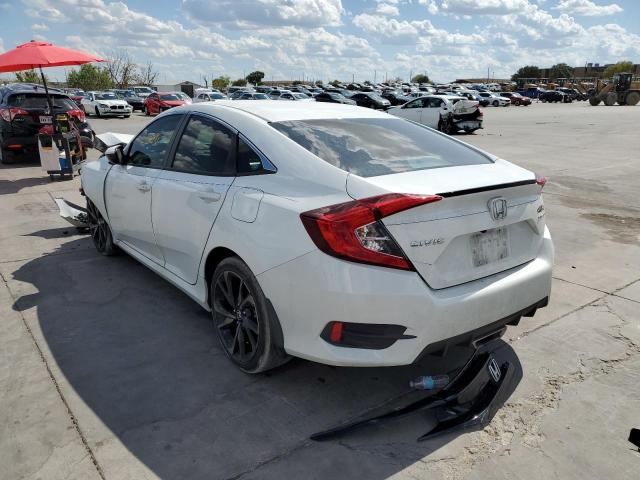 2HGFC2F87MH530348 - 2021 HONDA CIVIC SPOR WHITE photo 3