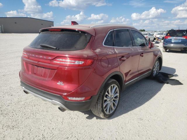 5LMCJ3C91GUJ28409 - 2016 LINCOLN MKC RESERV RED photo 4