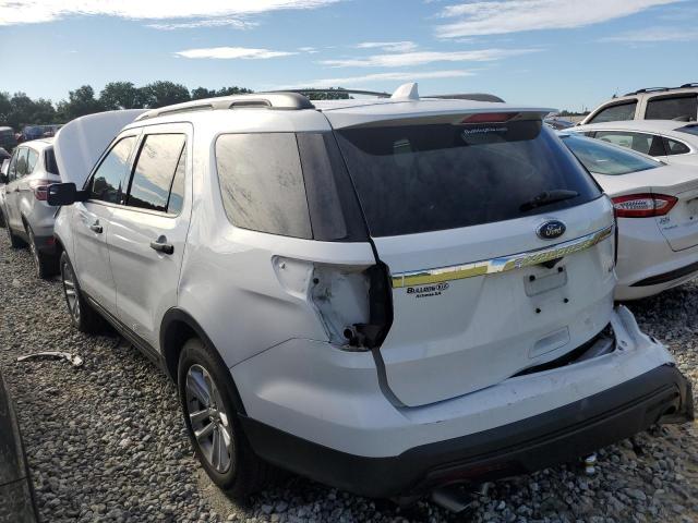 1FM5K7BH3HGD66075 - 2017 FORD EXPLORER WHITE photo 3