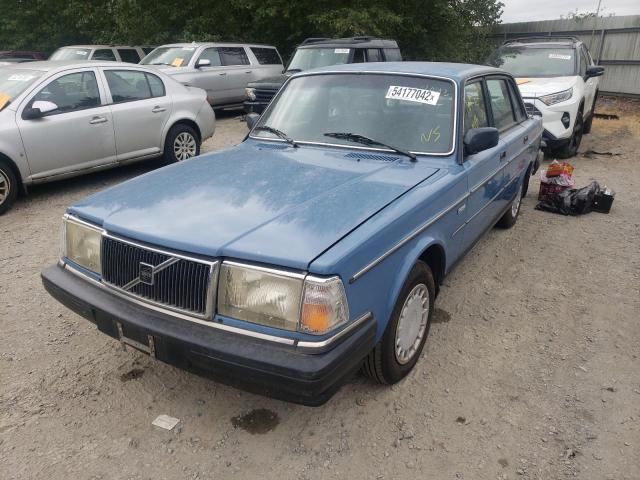 YV1AX8844K1339700 - 1989 VOLVO 244 DL BLUE photo 2