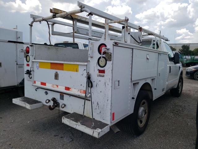 1FDWF30598EC54872 - 2008 FORD F350 SRW S WHITE photo 4