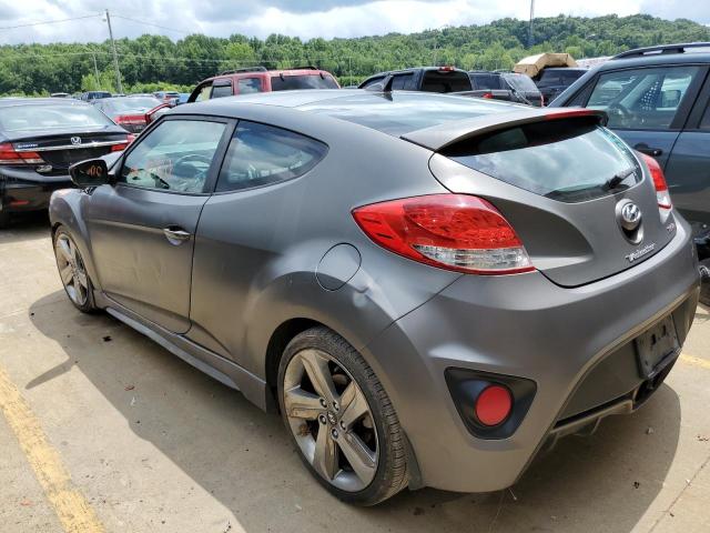 KMHTC6AEXDU163668 - 2013 HYUNDAI VELOSTER T GRAY photo 3