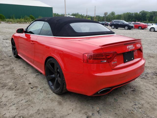 WUAC6AFH3EN900810 - 2014 AUDI RS5 RED photo 3