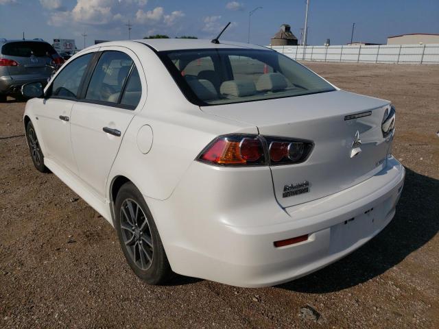 JA32U2FU5HU002428 - 2017 MITSUBISHI LANCER ES WHITE photo 3